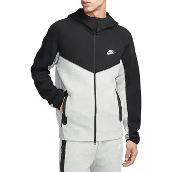 Pánská mikina Mikina s kapucí Nike M NK TCH FLC FZ WR HOODIE fb7921-064 Velikost XXL