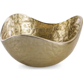 DEKORAČNÍ MISKA PEDRO3 (06) 25X25X13 CM ZLATÁ