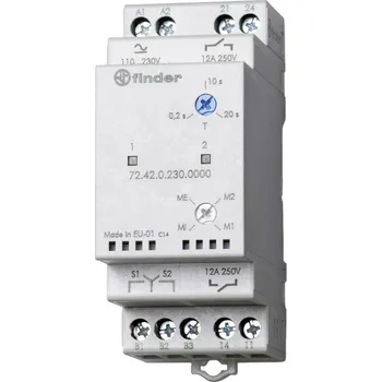 Relé Finder relé přepínání čerpadla 240 V/AC, 240 V/DC 1 spínací kontakt, 1 spínací kontakt 1 ks 72.42.0.230.0000