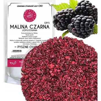 Sušené ovoce MALINA černá drť lyofilizovaná - lahodné ovoce sušené mrazem - 100g