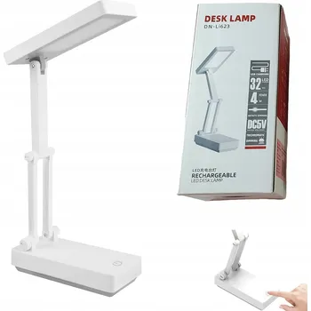 Lampička Bezdrátová přenosná LED stolní lampička se skládacím dotykovým panelem