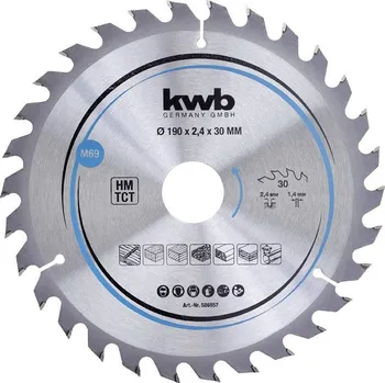 Pilový kotouč kwb 586957 tvrdokovový pilový kotouč 190 x 30 mm 1 ks