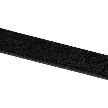 Zip VELCRO® E00102033013025 pásek se suchým zipem, lepicí, flaušová část, (d x š) 25000 mm x 20 mm, černá, 25 m