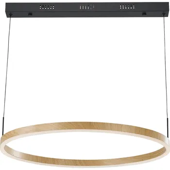 Direct Signs NOBLE AKUS Závěsné LED svítidlo Smart, TUYA, dub světlý, 3800 lm, teplá – studená bílá 951873