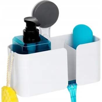 Drátěná police POLIČKA DO SPRCHY NA PŘÍSAVKU KOUPELNOVÝ KOŠÍK BEZ VRTÁNÍ