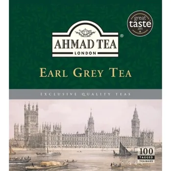 Káva Agiberia Ahmad Tea Earl Grey černý čaj porcovaný 100 × 2 g