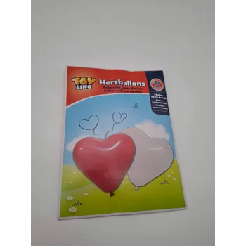 Balónek BALÓNKY SRDCE SADA 8 KUSŮ