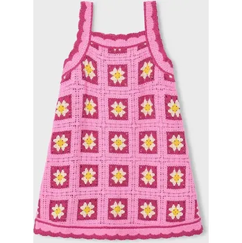 Dívčí šaty Dívčí šaty Mayoral 3935.6J.Mini.PPY2 růžová 42X, vel. 140