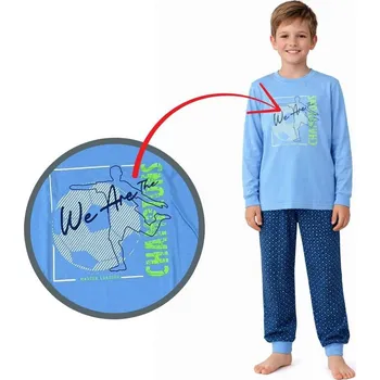 Chlapecké pyžamo Chlapecké pyžamo Betty Mode Champions modré