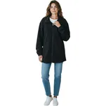 NY Dámská nadměrná fleecová mikina GORA Barva: Černá, Velikost: 5XL