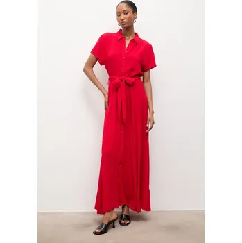 Dámské šaty Šaty Answear.LAB barbara.long.fd červená 33X, vel. S