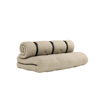 Pohovka KARUP DESIGN Zahradní rozkládací pohovka BUCKLE UP béžová 140 cm 801402402140