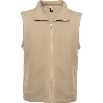 Pánská vesta ROLY Fleecová vesta Bellagio Velikost: XL, Barva: písková (07)