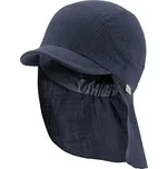 STERNTALER Dětský UV klobouk s plachetkou z bio mušelínu UV 50+ 1522515 STERNTALER_barva modrá Velikost: 53cm