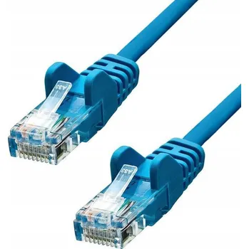 Síťový kabel Ethernetový kabel ProXtend CAT5e U/UTP CCA PVC modrý, 5 m, V-5UTP-05BL