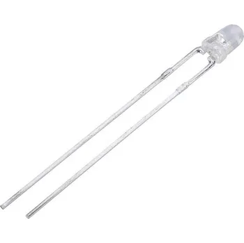 Polovodič Kingbright LED s vývody oranžová kulatý 3 mm 1300 mcd 34 ° 30 mA 2 V