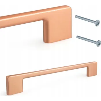 Nábytkové kování Nábytková úchytka klasická oranžová GOLD - zlatá 12,9 x 0,8 x 2,9 cm