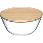 Skleněná salátová miska s poklicí Smart 2,7l