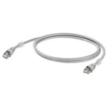 Datový kabel Weidmüller 1165940060 RJ45 síťové kabely, propojovací kabely CAT 6A S/FTP 6.00 m šedá UL certifikace 1 ks