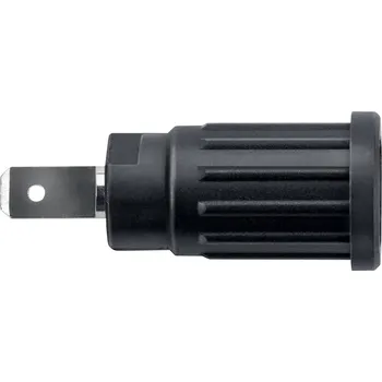 Krokosvorka Schützinger SEPB 6451 Ni / SW bezpečnostní lisovaná zásuvka 4 mm černá 1 ks