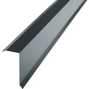 PROBAU Závětrná lišta, 1 m, ocel, šedá (RAL 7016)&nbsp;ACCMDKWH12GR