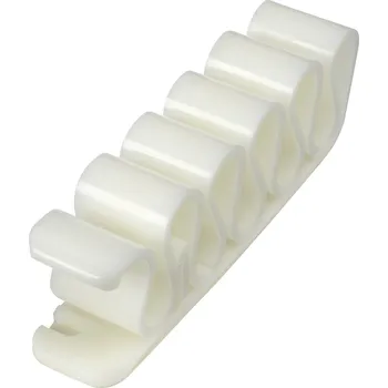 Organizace kabelů TRU COMPONENTS kabelová spona samolepicí 1572343 Průměr kabelového svazku (rozsah) 8 mm (max) bílá 1 ks