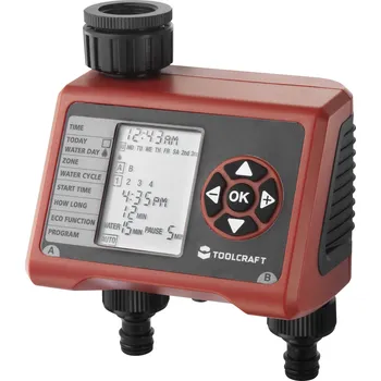 TOOLCRAFT Easy Duo TO-7141443 zavlažovací hodiny s dvěma výstupy