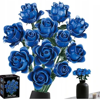 ostatní stavebnice STAVEBNICE KVĚTINY KYTICE DEKORATIVNÍ ROSTLINA JAKO DÁREK VĚČNÉ 585ks