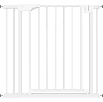 Dětská zábrana Bezpečnostní branka na schodiště 76-89 x 76 cm | bílá