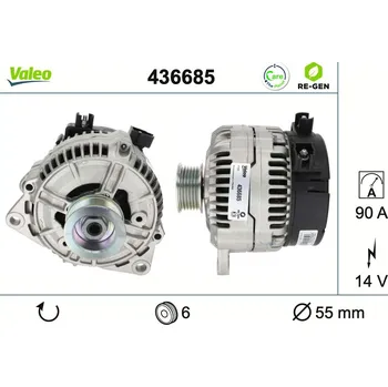 Alternátor Generátor VALEO 436685