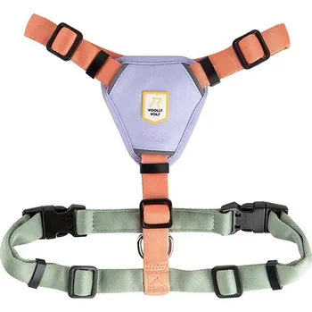 Postroj pro psa Woolly Wolf Postroj Salmon Pink Mix M