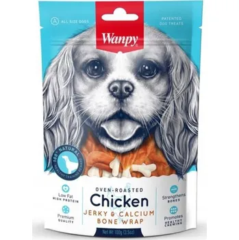 Pamlsek pro psa Pečené kostičky s kuřecím masem Wanpy 100 g