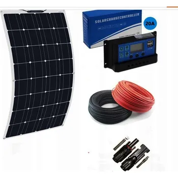 solární panel Solární panel mono flexibilní + regulátor 30A sada 100W super