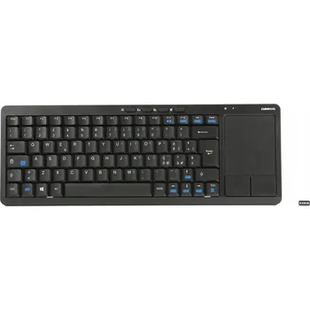 Klávesnice BEZDRÁTOVÁ KLÁVESNICE OMEGA PRO SMART TV ČERNÁ + TOUCHPAD