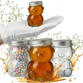 Sklenice Sklenice Miś 40ml 4 ks na prezenty dla gości svaté přijímání křest 4x