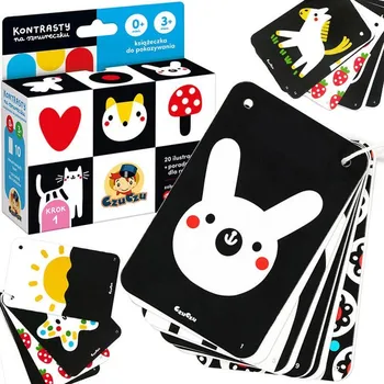Hračka pro nejmenší CZUCZU Sada kontrastních kartiček