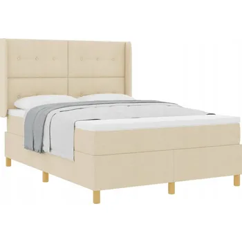 Matrace Matrace pružinová taštičková 140x200 cm krémová, středně tvrdá