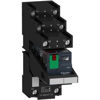 Relé Polovodičové relé rozhraní 230V ac DPDT Lišta DIN RXM
