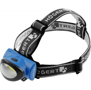 Čelovka Svítilna LED 3W, čelovka, napájení 3xAAA 1,5V, 160lm, IP20, HOGERT