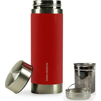 Termoska Yoko Design termoska se sítky na louhování čaje 350ml