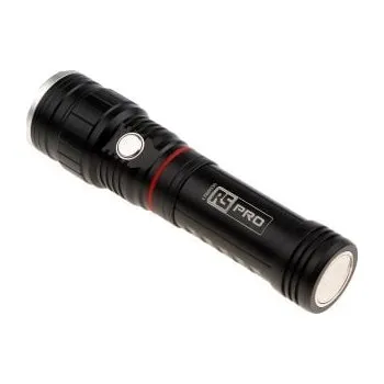 Svítilna Kapesní svítilna 3,7 V 2200 mAh Li-ion, typ žárovky: LED Kapesní svítilna dobíjecí, rozsah: 100 m, Hliník, svítivost: