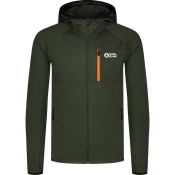 Pánská mikina Pánská powerfleecová mikina NORDBLANC CREEK NBWFM8280 ZELENÁ XXXL