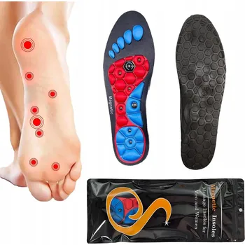 Vložka do bot MAGNETICKÉ VLOŽKY DO BOT 40-43 AKUPRESURNÍCH MAGNETŮ PROTLAKOVÁ MASÁŽ PODPORA HUBNUTÍ VELIKOST 40-43