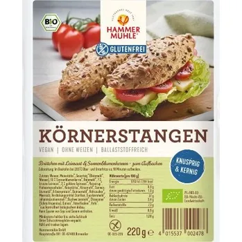 Trvanlivě pečivo Hammermühle Semínkové rohlíky 2 x 110 g bio BIO VEGAN BEZLEPEK Množství: 1 ks