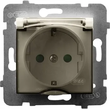 Elektrická zásuvka Elektrická Zásuvka hermetická Ospel béžová