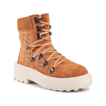 Dámská treková obuv Turistická obuv QUAZI QZ-58-05-000940 Žlutá 36