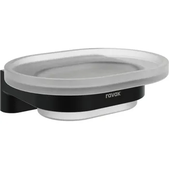 Dávkovač mýdla Ravak Mýdlenka Chrome II černá X07P1375