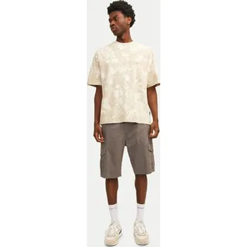 Pánské kraťasy Jack & Jones Šortky z materiálu Jpstjoe 12182555 Šedá Regular Fit S