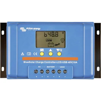 solární regulátor Victron Energy Blue-Solar PWM-LCD a USB solární regulátor nabíjení PWM 48 V 10 A