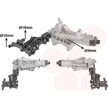 Olejový filtr Pouzdro, olejový filtr VAN WEZEL 30013734